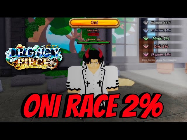 Legacy Piece Oni Race Complete Guide